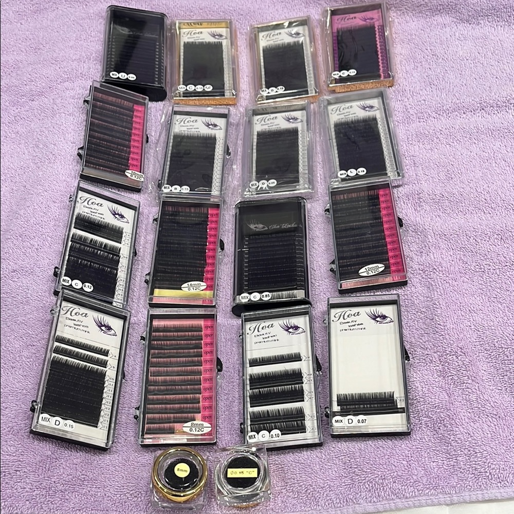 Mixed Eyelash Extension Trays